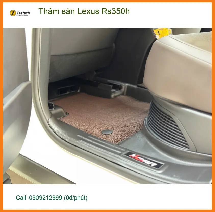 Chị Thúy lắp Thảm sàn Lexus RS350h tại Quận 9 để nội thất luôn sạch đẹp và bền bỉ ảnh thực tế 2