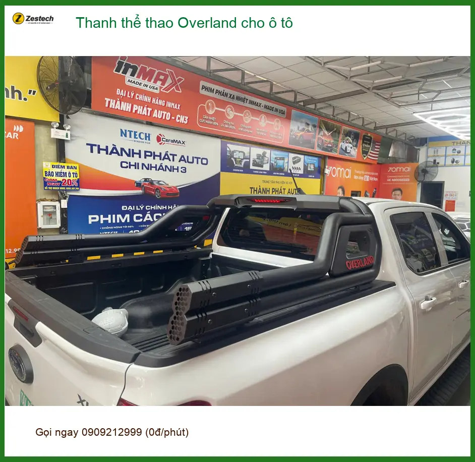 Anh Quý lắp Thanh thể thao Overland cho Ford Everest Quận 2 thêm mạnh mẽ ảnh thực tế 2
