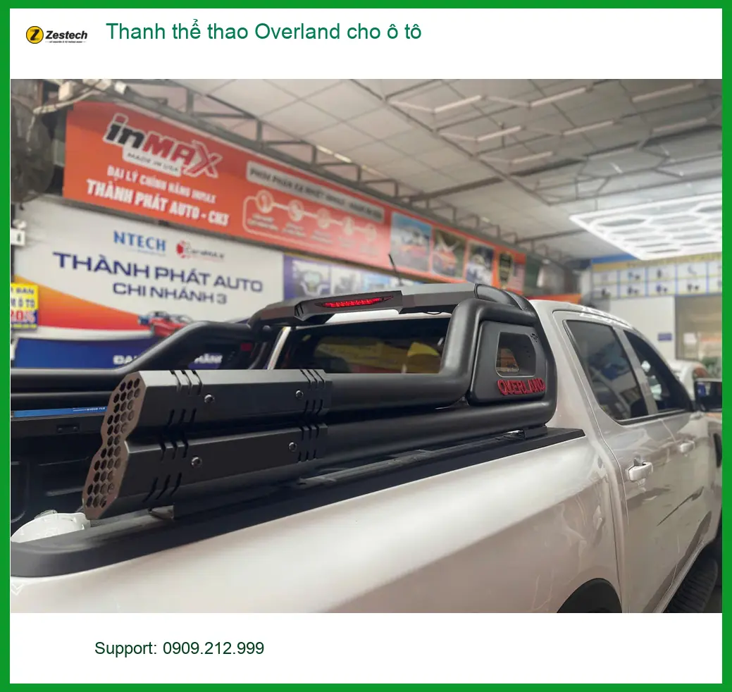 Anh Nhật lắp thanh thể thao Overland cho Hyundai Santa Fe tại Quận Thủ Đức