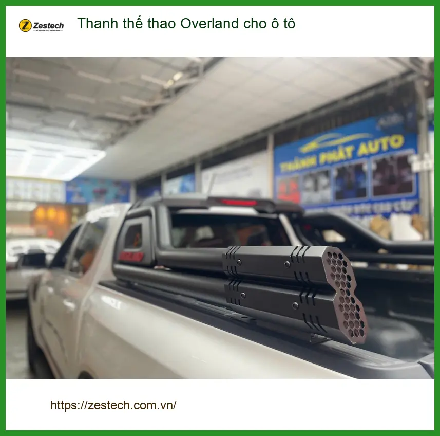 Anh Nhật lắp thanh thể thao Overland cho Hyundai Santa Fe tại Quận Thủ Đức ảnh thực tế 2