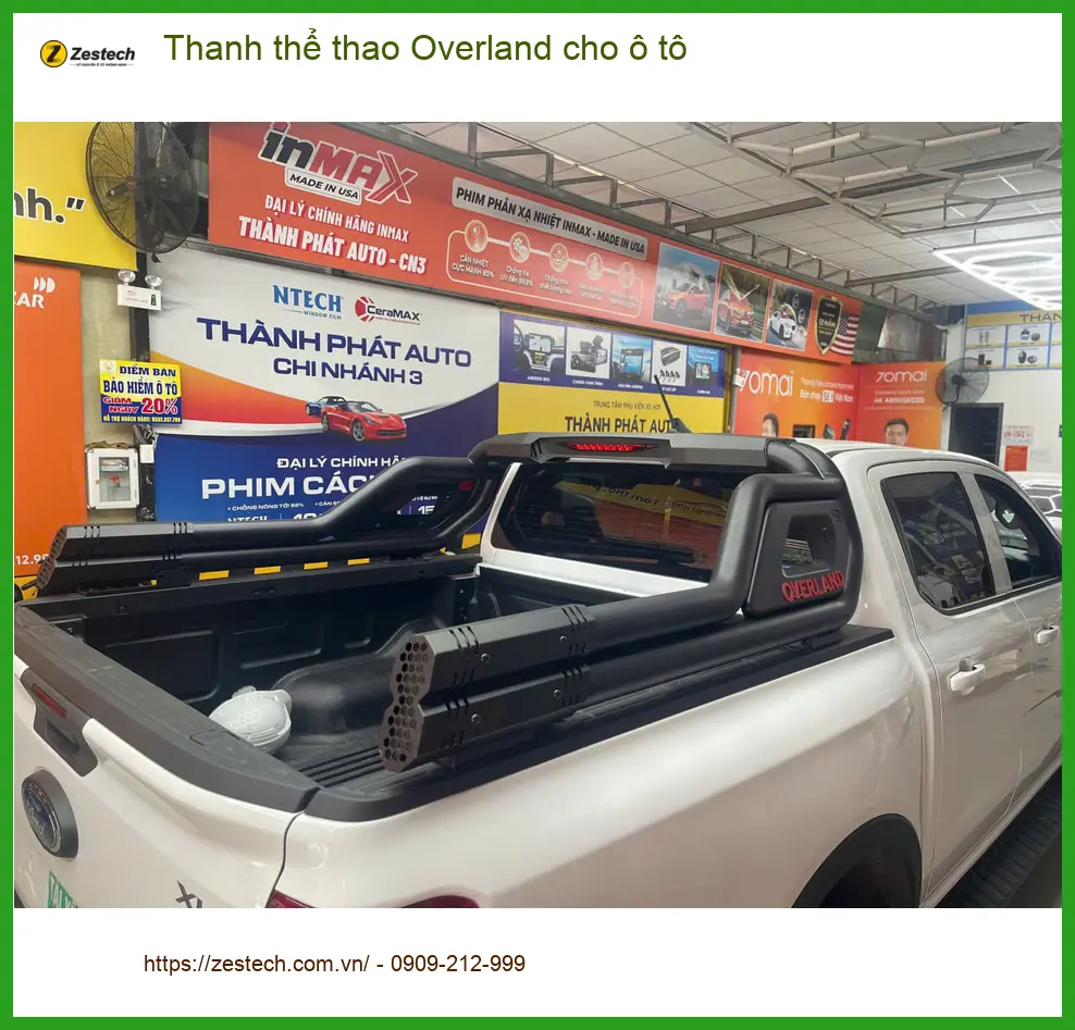 Anh Nhật lắp thanh thể thao Overland cho Hyundai Santa Fe tại Quận Thủ Đức ảnh thực tế 4