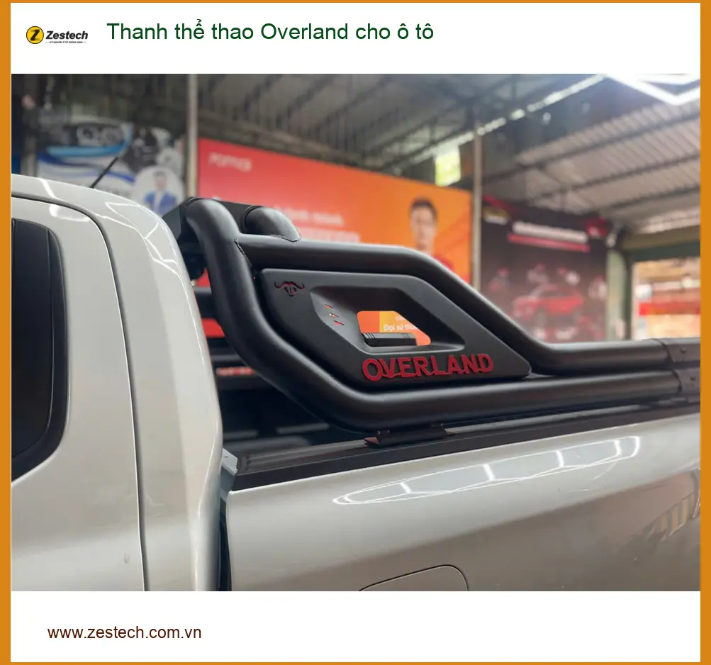Anh Nhật lắp thanh thể thao Overland cho Hyundai Santa Fe tại Quận Thủ Đức ảnh thực tế 5