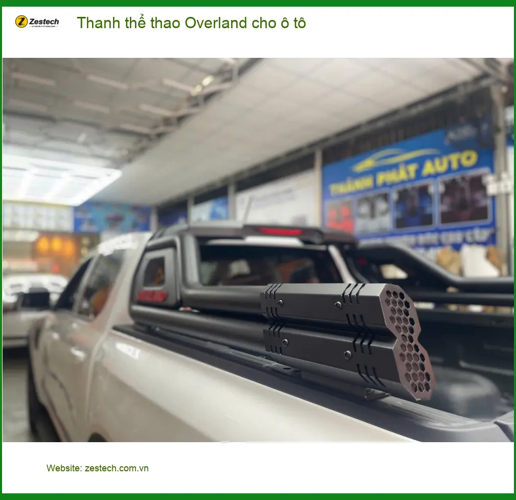 Anh Lân lắp thanh thể thao Overland cho bán tải Navara tại Quận 7 ảnh thực tế 2
