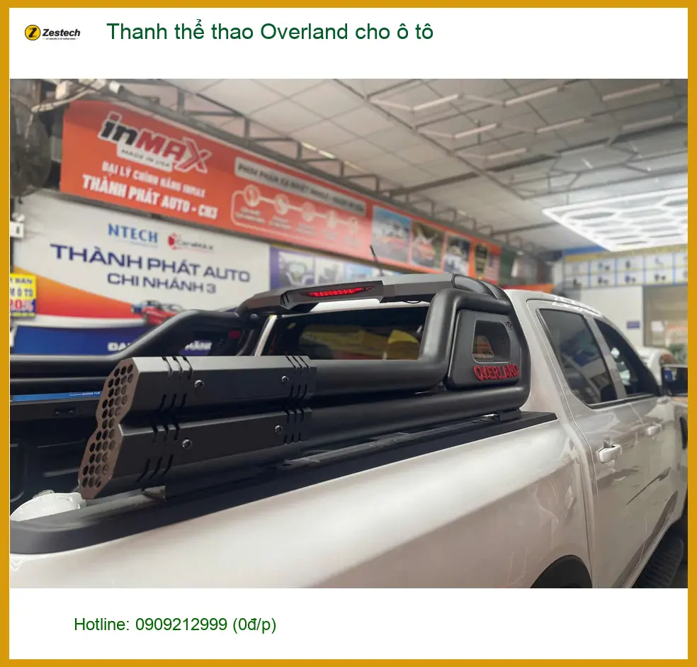 Chú Cường lắp Thanh thể thao Overland Mitsubishi Triton tại Bình Chánh