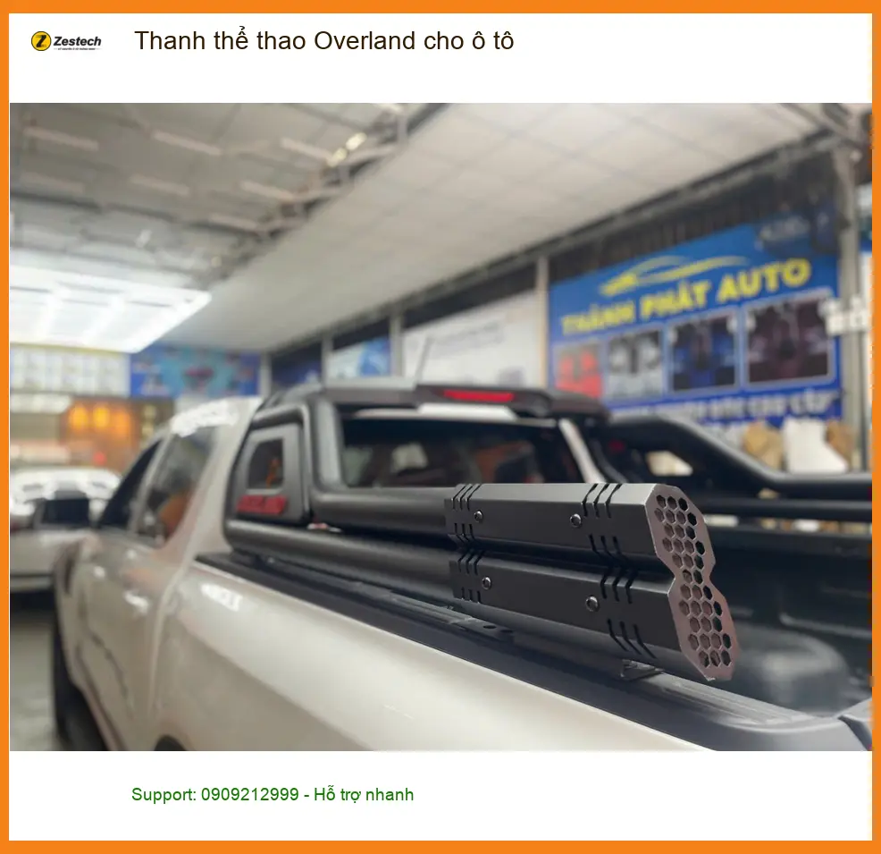 Chú Cường lắp Thanh thể thao Overland Mitsubishi Triton tại Bình Chánh ảnh thực tế 2
