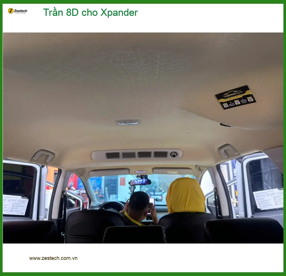 Chị Thảo lắp Trần 8D cho Xpander tại Quận 12 để nâng tầm không gian nội thất ảnh thực tế 5