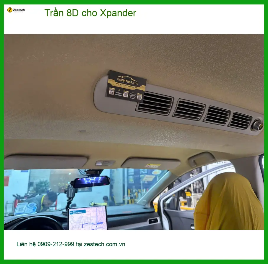 Chú An lắp Trần 8D Xpander tại Quận 11, nâng tầm không gian xe đẳng cấp.