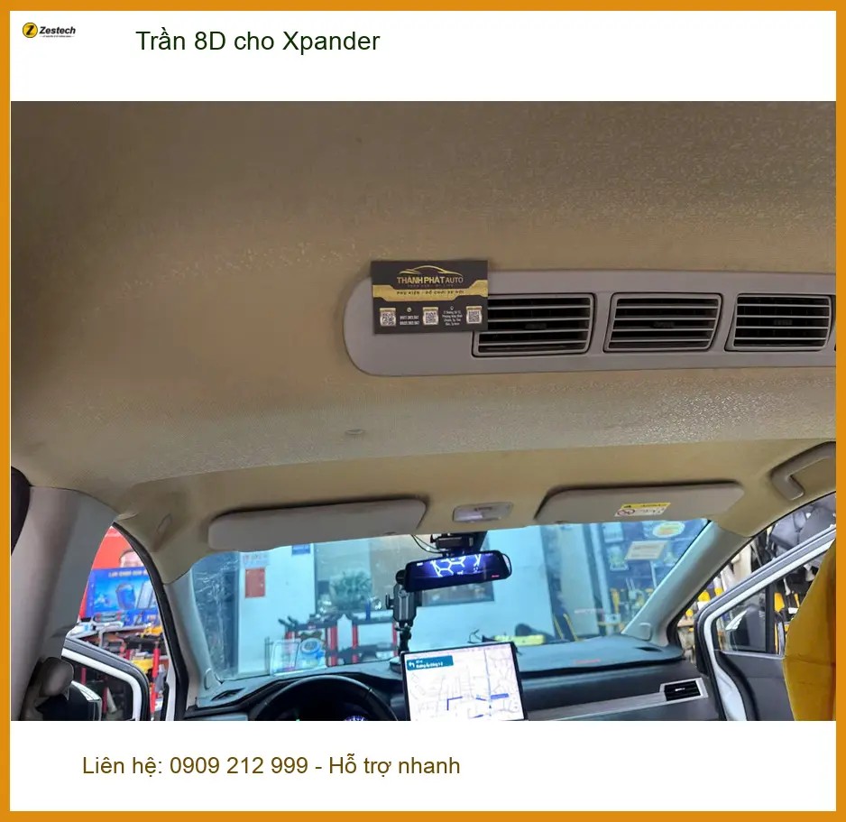 Chú An lắp Trần 8D Xpander tại Quận 11, nâng tầm không gian xe đẳng cấp. ảnh thực tế 2