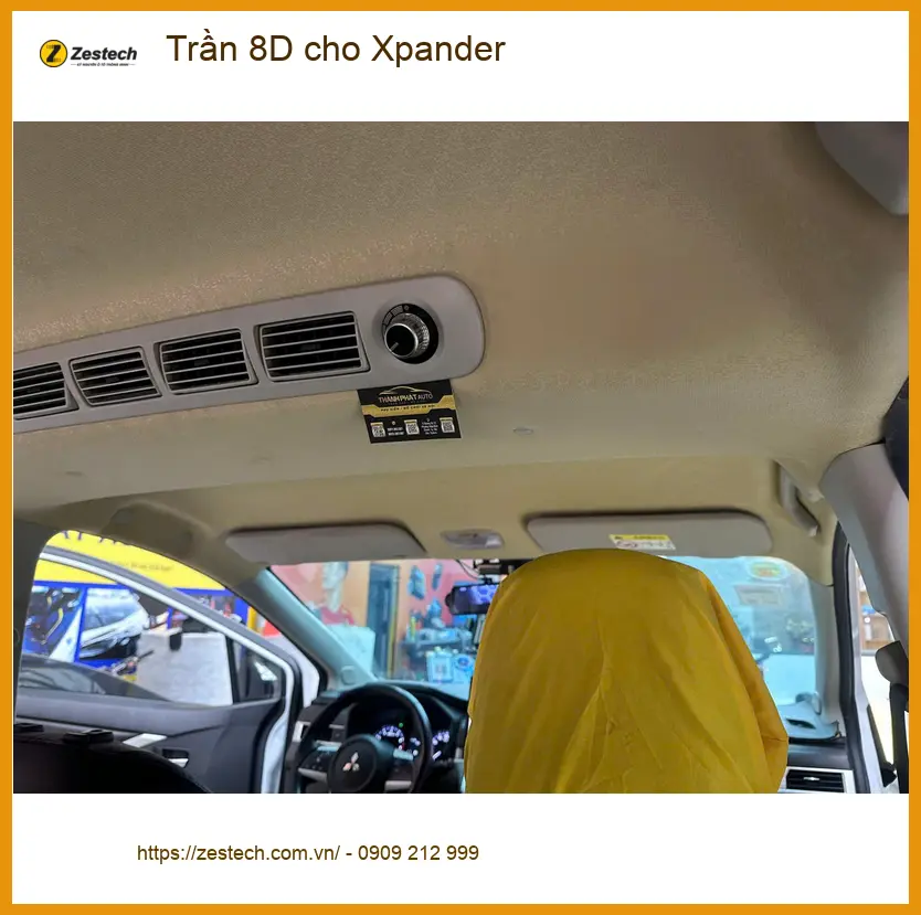 Anh Minh bọc Trần 8D cho Xpander tại Quận 1 để nâng tầm không gian nội thất ảnh thực tế 4