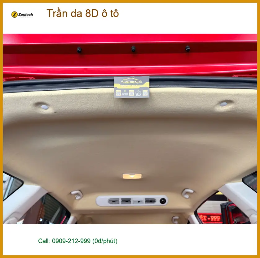 Cô Minh bọc Trần da 8D ô tô cho Ford Everest tại Quận 4, nâng tầm nội thất. ảnh thực tế 2