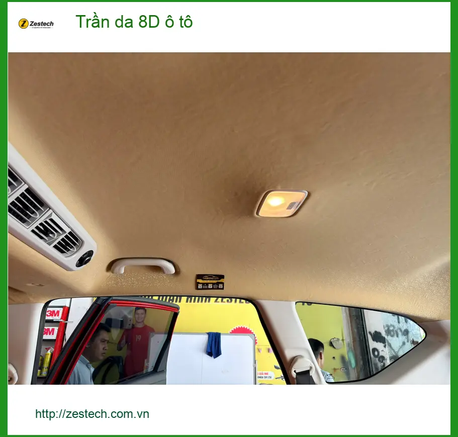 Cô Minh bọc Trần da 8D ô tô cho Ford Everest tại Quận 4, nâng tầm nội thất. ảnh thực tế 5