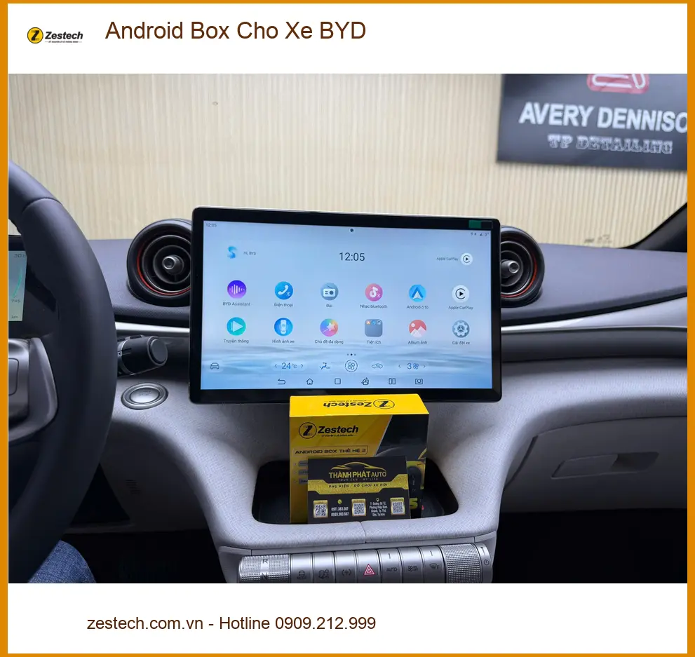 Chị Thảo lắp Android Box cho xe BYD để nâng cấp tính năng giải trí tại Quận Nhà Bè ảnh thực tế 3