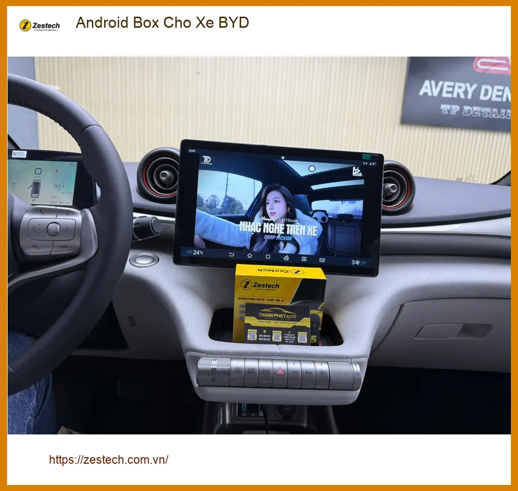Chị Thảo lắp Android Box cho xe BYD để nâng cấp tính năng giải trí tại Quận Nhà Bè ảnh thực tế 4