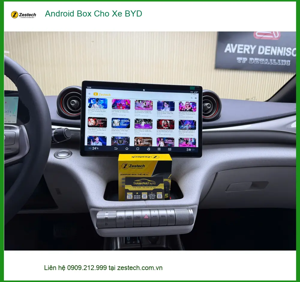 Chú Minh lắp Android Box cho xe BYD tại Củ Chi để có giải trí, dẫn đường tiện lợi ảnh thực tế 3