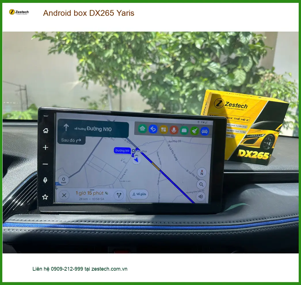 Anh Minh nâng cấp Android box DX265 cho Yaris tại Quận Huyện Nhà Bè ảnh thực tế 3