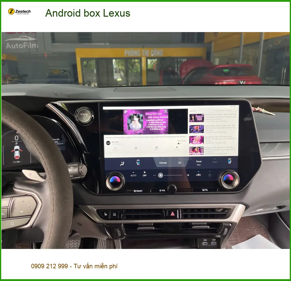Anh Minh lắp Android Box Lexus cho RX350 tại Quận Gò Vấp xem giải trí ảnh thực tế 2