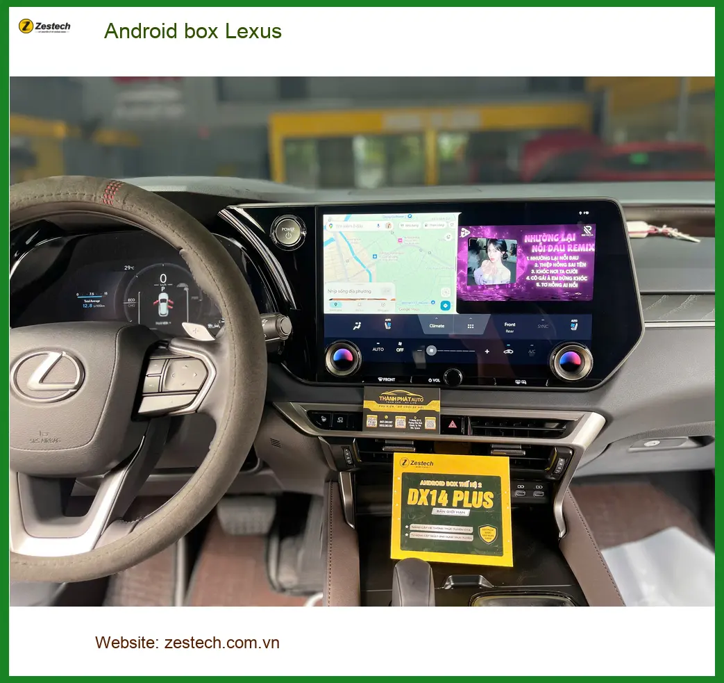 Anh Minh lắp Android Box Lexus cho RX350 tại Quận Gò Vấp xem giải trí ảnh thực tế 5