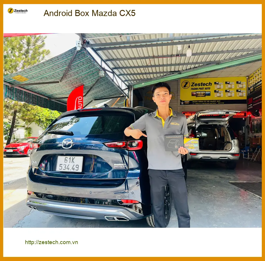 Anh Duy lắp Android Box Mazda CX5 tại Bình Chánh để giải trí trên mọi hành trình ảnh thực tế 2