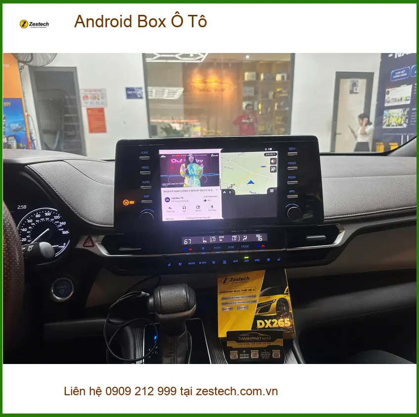 Anh Quang lắp Android Box Ô Tô cho Ford Everest tại Củ Chi để giải trí đa phương tiện