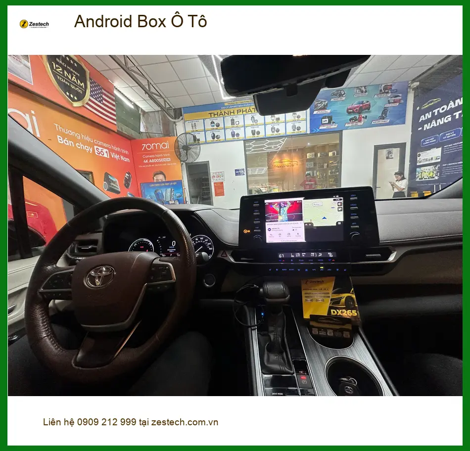 Anh Quang lắp Android Box Ô Tô cho Ford Everest tại Củ Chi để giải trí đa phương tiện ảnh thực tế 2