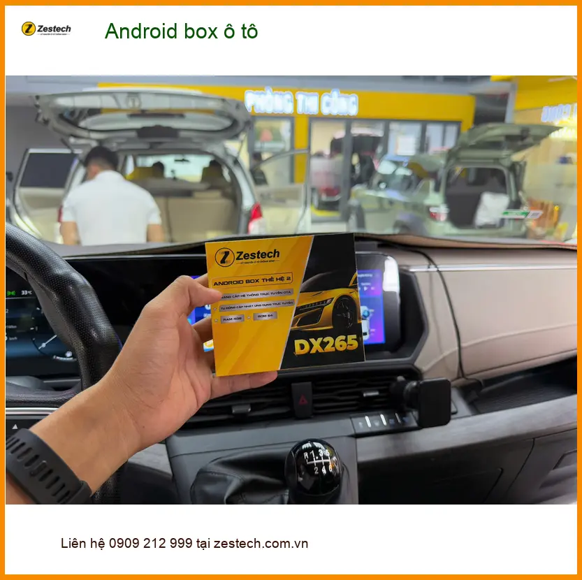 Anh Việt lắp Android box ô tô cho Ford Ranger tại Cần Giờ để xem YouTube ảnh thực tế 3