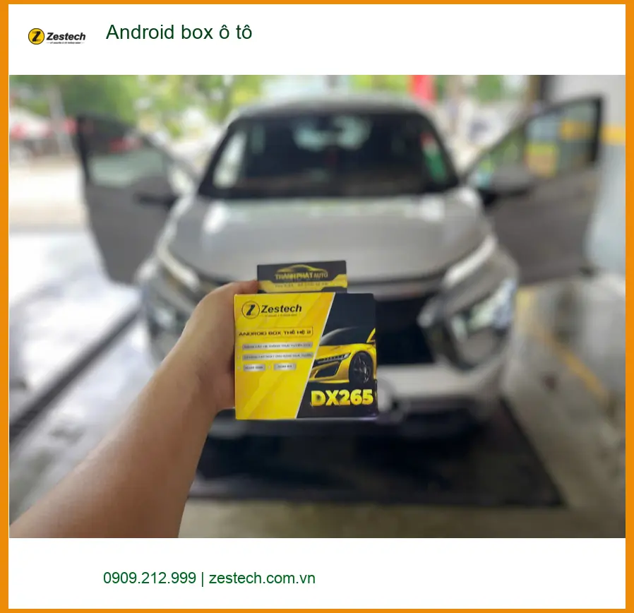 Cô Hoa lắp Android box ô tô Hyundai Santa Fe Quận Tân Phú ảnh thực tế 4