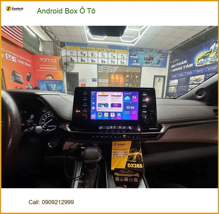 Anh Dũng lắp Android Box Ô Tô cho Kia Carnival tại Quận 12 nâng cao giải trí