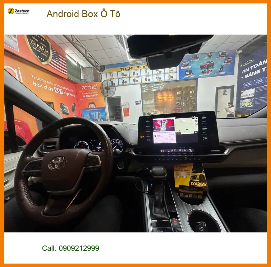 Anh Dũng lắp Android Box Ô Tô cho Kia Carnival tại Quận 12 nâng cao giải trí ảnh thực tế 2
