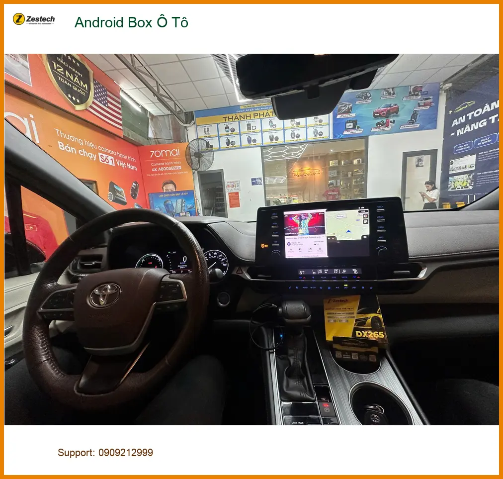 Chị Diễm lắp Android Box Ô Tô Honda CRV tại Quận 2 tiện lợi hơn ảnh thực tế 4