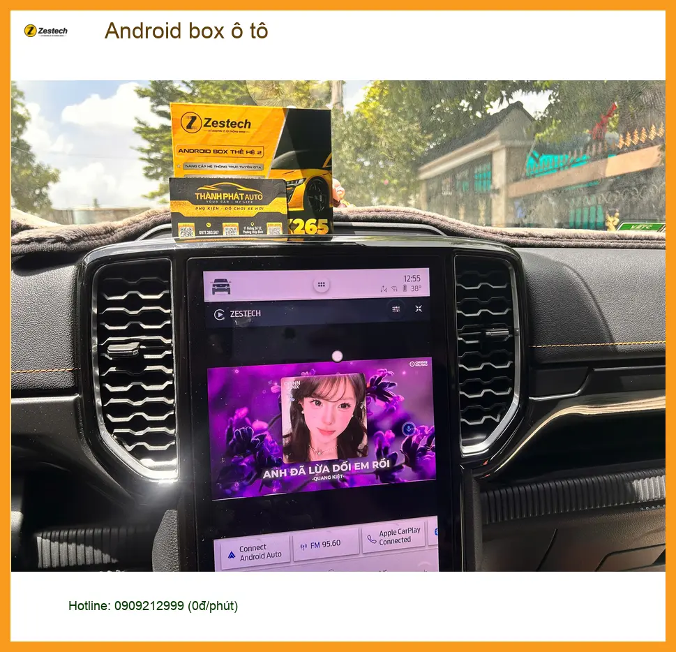 Anh Quang lắp Android box ô tô Hyundai Creta Quận 2, giải trí không giới hạn.