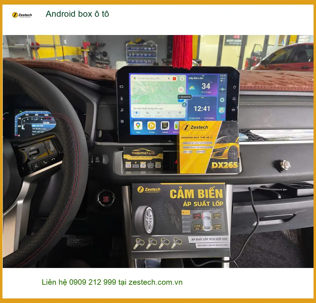 Anh Tuấn Anh lắp Android box ô tô cho Toyota Camry tại Quận 9 nâng tầm trải nghiệm lái