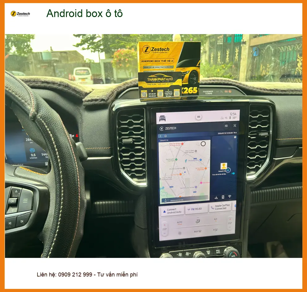 Anh Quang lắp Android box ô tô Hyundai Creta Quận 2, giải trí không giới hạn. ảnh thực tế 4