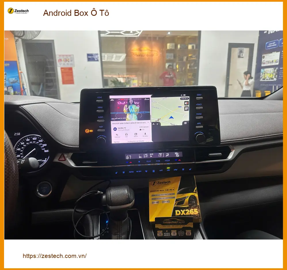 Lắp Android Box Ô Tô Uy Tín Quận Bình Tân Cho Anh Quang Huy Xe Suzuki XL7