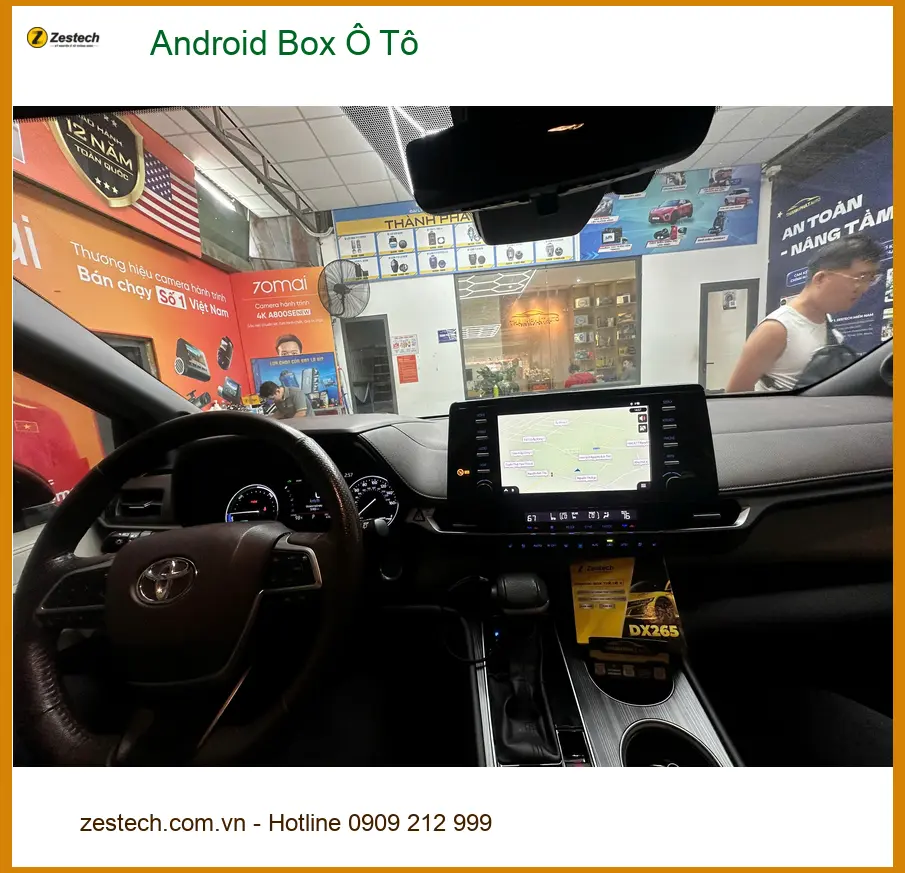 Lắp Android Box Ô Tô Uy Tín Quận Bình Tân Cho Anh Quang Huy Xe Suzuki XL7 ảnh thực tế 4