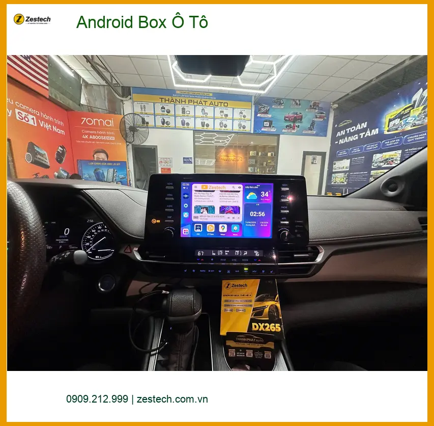 Lắp Android Box Ô Tô Uy Tín Quận Bình Tân Cho Anh Quang Huy Xe Suzuki XL7 ảnh thực tế 5