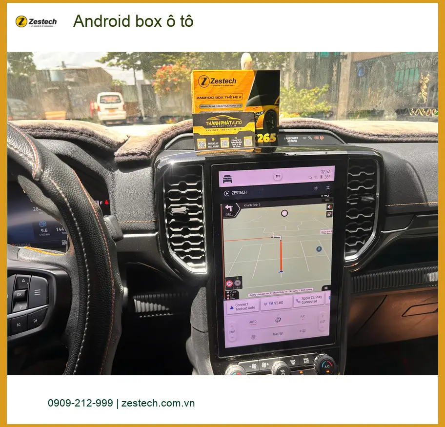 Anh Huy lắp Android box ô tô cho Kia Carnival tại Quận Tân Bình để nâng cấp giải trí ảnh thực tế 3