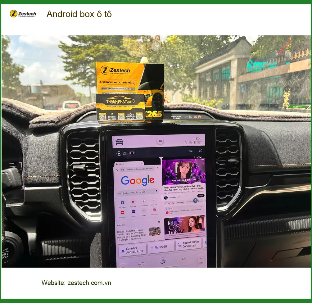 Anh Huy lắp Android box ô tô cho Kia Carnival tại Quận Tân Bình để nâng cấp giải trí ảnh thực tế 5