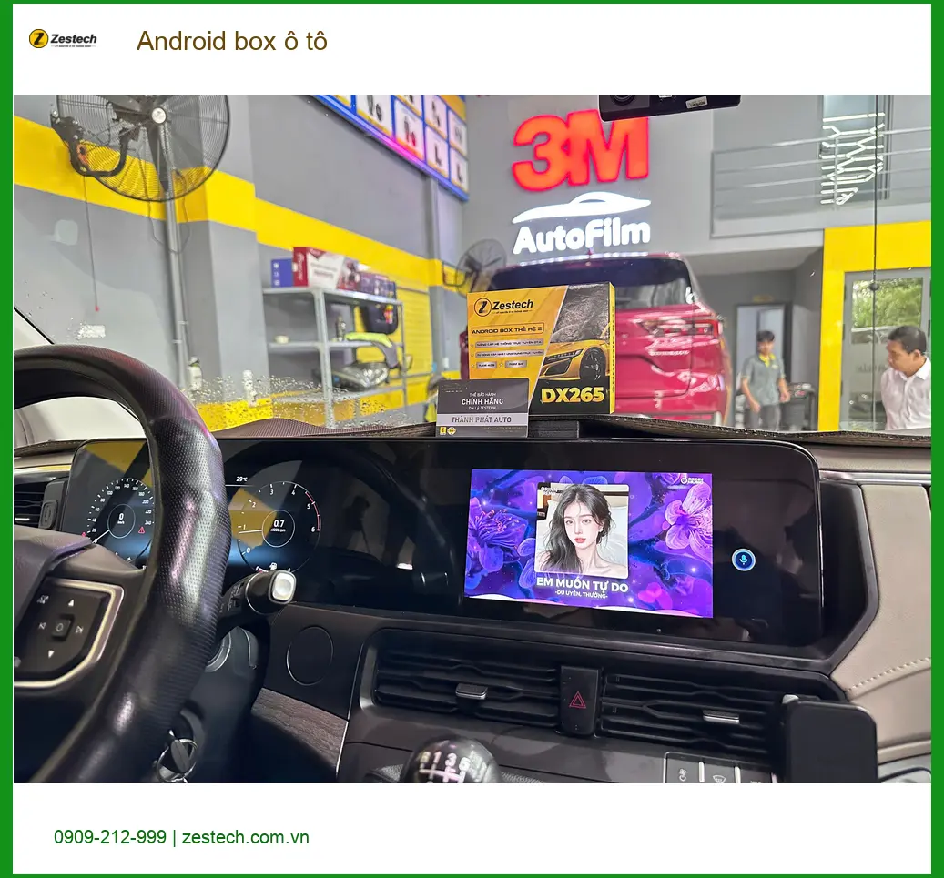 Anh Phong lắp Android box ô tô cho Kia Sorento ở Quận 6 trải nghiệm giải trí ảnh thực tế 4