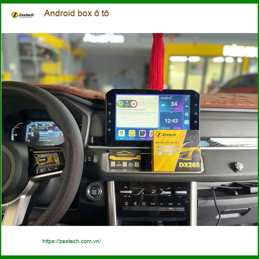 Anh Tú lắp Android box ô tô cho Hyundai Accent tại Hóc Môn để có ứng dụng giải trí tiện lợi ảnh thực tế 2