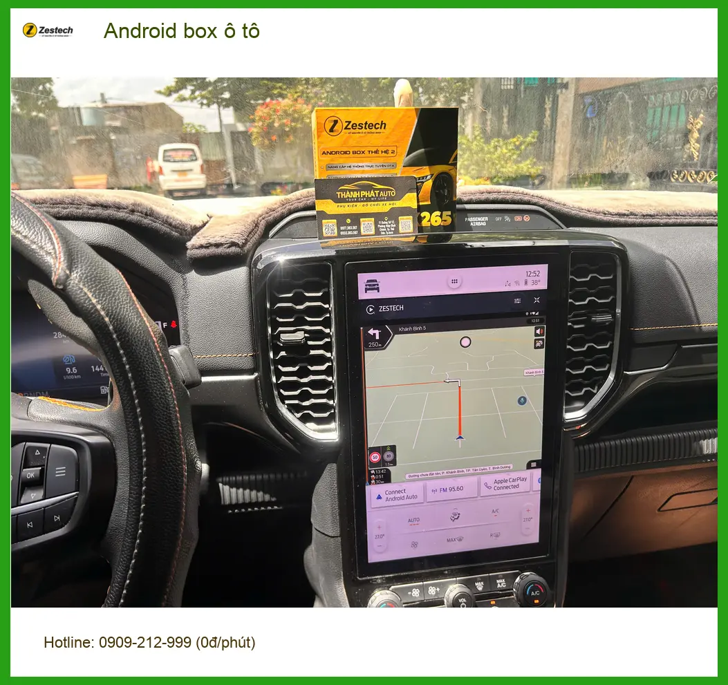 Anh Quốc Bảo lắp Android box ô tô cho xe Hyundai Creta tại Quận Bình Tân