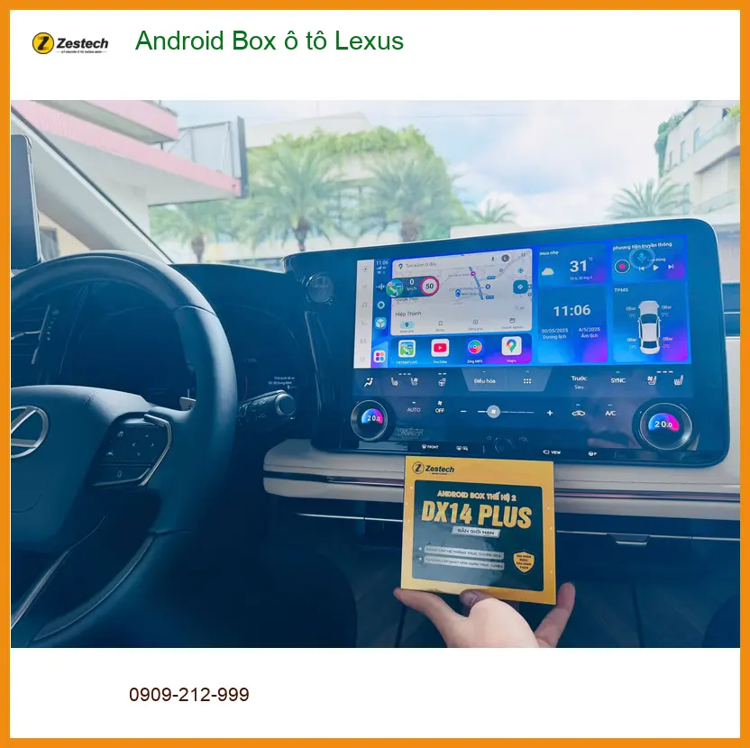 Anh Khải lắp Android Box cho Lexus RX350 tại Quận Bình Tân để giải trí đa phương tiện ảnh thực tế 4