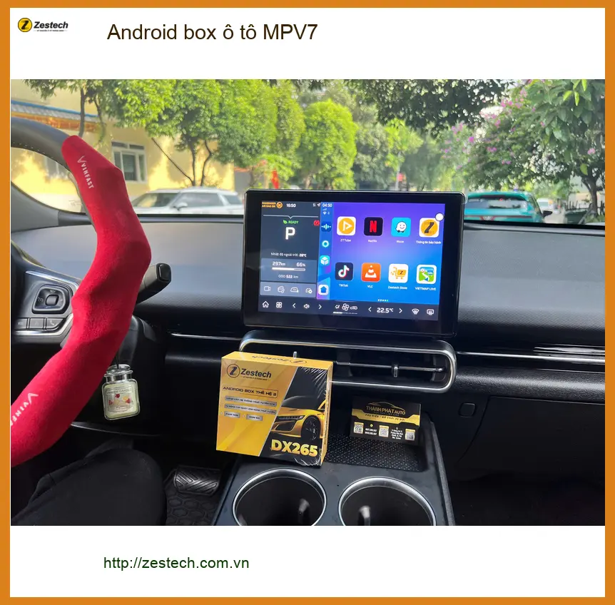 Anh Khang lắp Android Box ô tô MPV7 cho Kia Carnival ở Gò Vấp xem YouTube ảnh thực tế 2