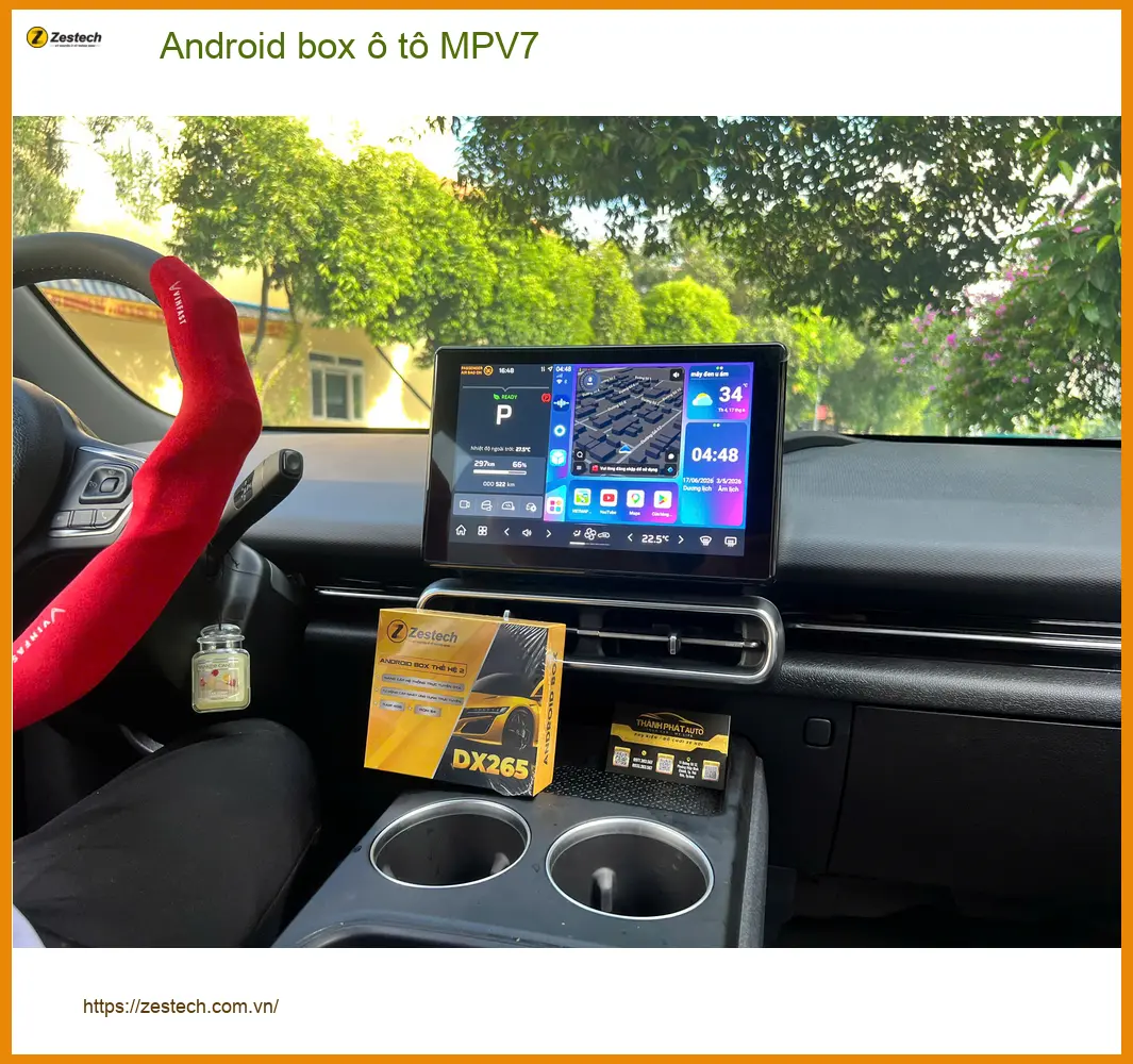 Anh Khang lắp Android Box ô tô MPV7 cho Kia Carnival ở Gò Vấp xem YouTube ảnh thực tế 4