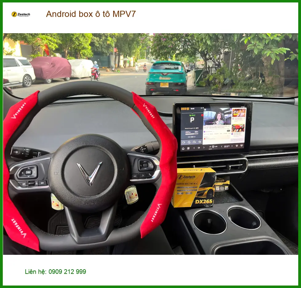 Anh Quân lắp Android box ô tô MPV7 cho Suzuki Ertiga tại Thủ Đức ảnh thực tế 2
