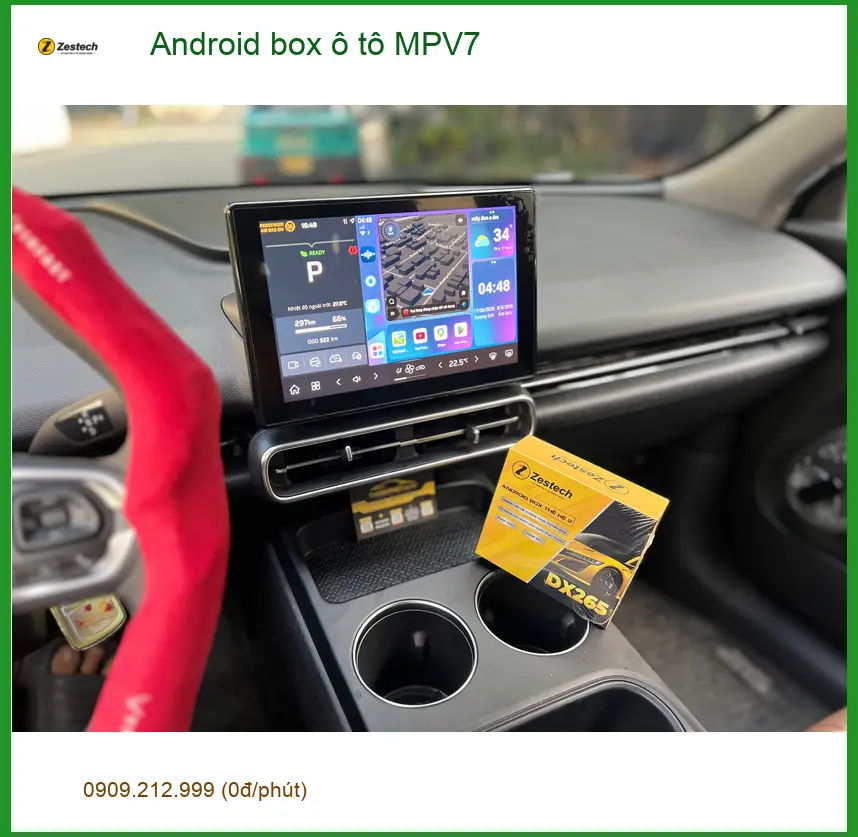 Anh Quân lắp Android box ô tô MPV7 cho Suzuki Ertiga tại Thủ Đức ảnh thực tế 4