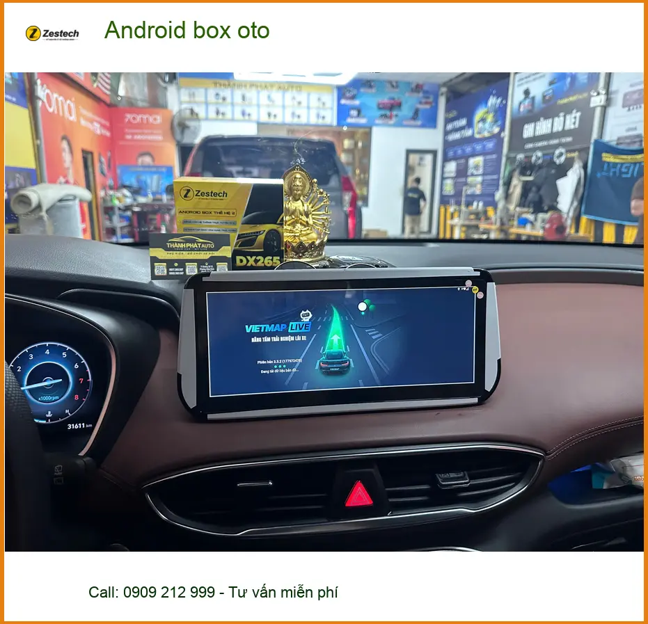 Cô Lan Anh lắp Android box oto cho Mazda CX-5 tại Quận Huyện Nhà Bè để giải trí
