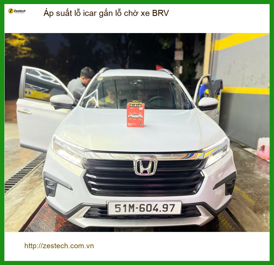 Anh Kiên lắp áp suất lốp iCar cho BRV tại Quận 12 để an toàn trên mọi nẻo đường ảnh thực tế 4