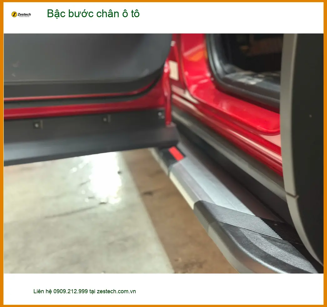 Anh Tấn lắp bậc bước chân ô tô cho Hyundai Santa Fe tại Phú Nhuận ảnh thực tế 5