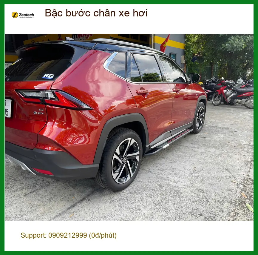 Anh Kiên lắp bậc bước chân xe Hyundai Santa Fe ở Quận 12 để lên xuống tiện hơn ảnh thực tế 2