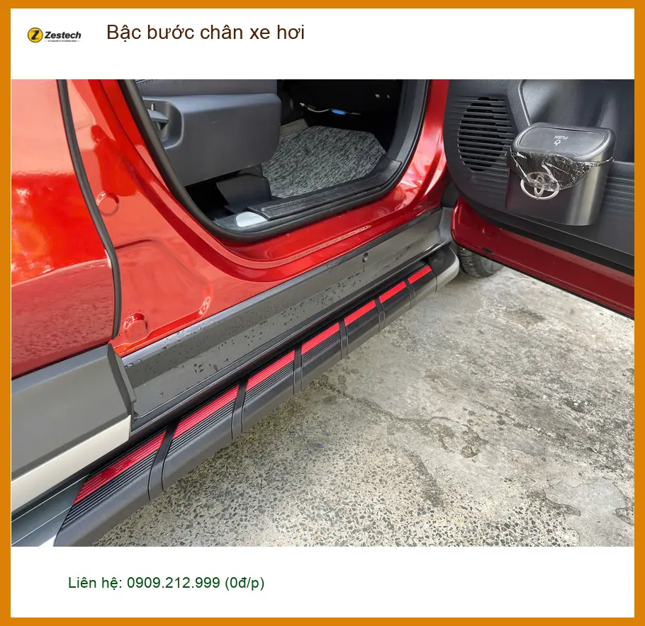 Anh Kiên lắp bậc bước chân xe Hyundai Santa Fe ở Quận 12 để lên xuống tiện hơn ảnh thực tế 3